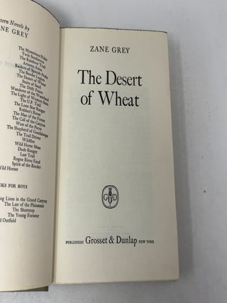 The Desert of Wheat: A Story of the Riders of the Dawn