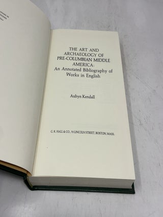 The Art and Archaeology of Pre-Columbian Middle America
