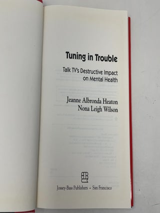 Tuning in Trouble: Talk TV's Destructive Impact on Our Mental Health