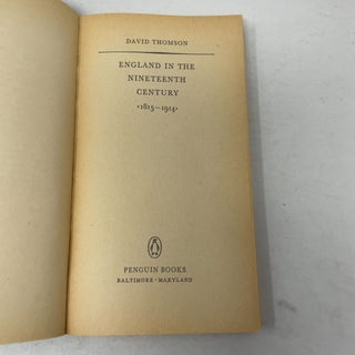 England in the Nineteenth Century