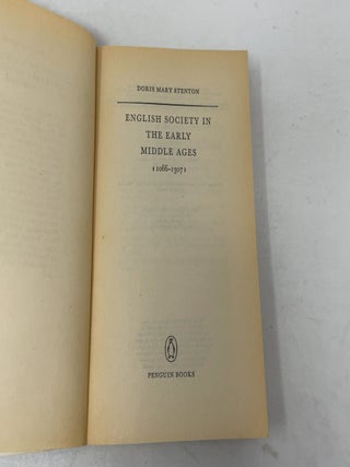 English Society in the Early Middle Ages