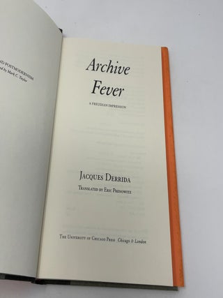 Archive Fever: A Freudian Impression