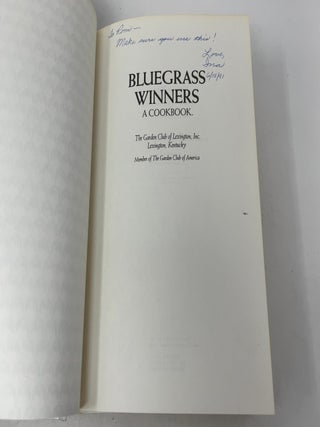Bluegrass Winners: A Cookbook