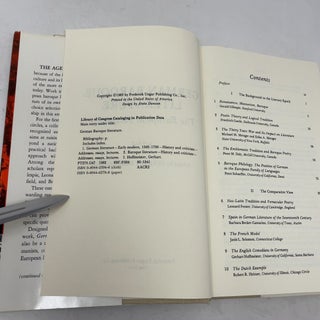 German Baroque Literature : The European Perspective