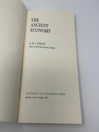 The ANcient Economy