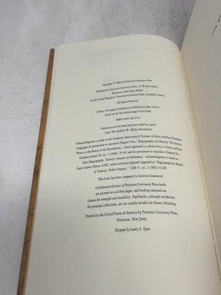 Hagiography and Modern Russian Literature