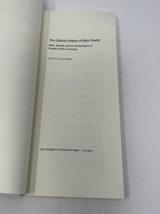 The Cultural Politics of Slam Poetry: Race, Identity, and the Performance of Popular Verse in America