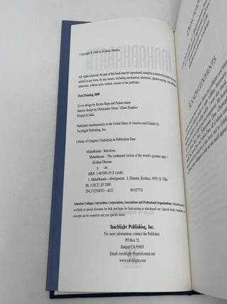 Mahabharata: The Condensed Version of the World's Greatest Epic
