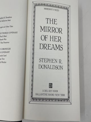 The Mirror of Her Dreams: (#1) (Mordant's Need)