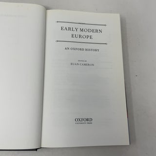 Early Modern Europe: An Oxford History