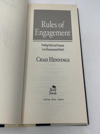 Rules of Engagement: Finding Faith and Purpose in a Disconnected World