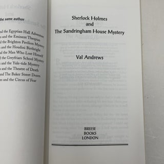 Sherlock Holmes and the Sandringham House Mystery