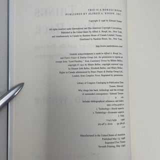 Why Things Bite Back: Technology and the Revenge of Unintended Consequences