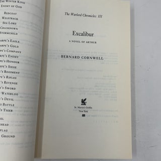Excalibur: A Novel Of Arthur