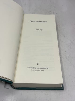 Homer the Preclassic