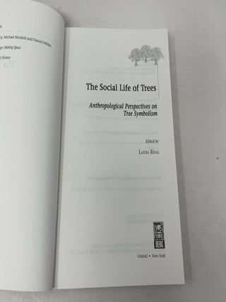 The Social Life of Trees: Anthropological Perspectives on Tree Symbolism