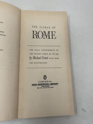 The Climax of Rome