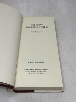 The Great Evolution Mystery