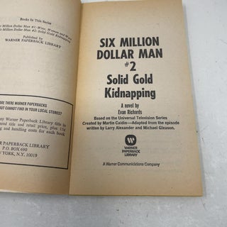 The Six Million Dollar Man #2: Solid Gold Kidnapping