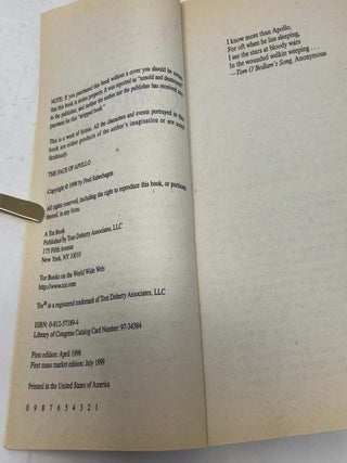 The Face of Apollo (Book of the Gods, Volume 1)