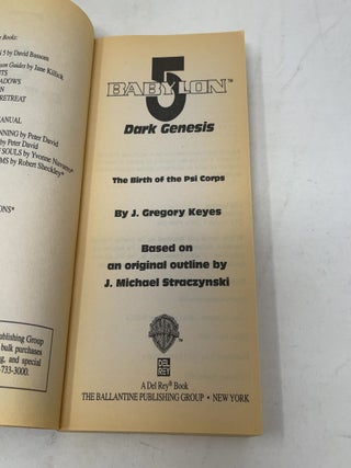 Dark Genesis : The Birth of the PSI Corps