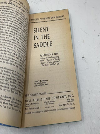 Silent in the Saddle