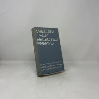William Troy: Selected Essays