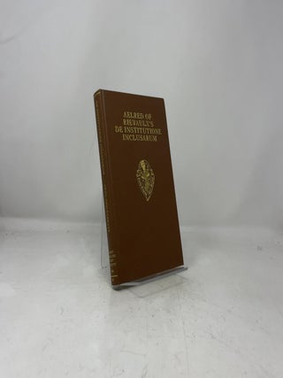 Aelred Of Rievaulx's De Institutione Inclusarum - Two English Versions