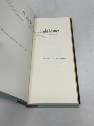 Dark Waves and Light Matter