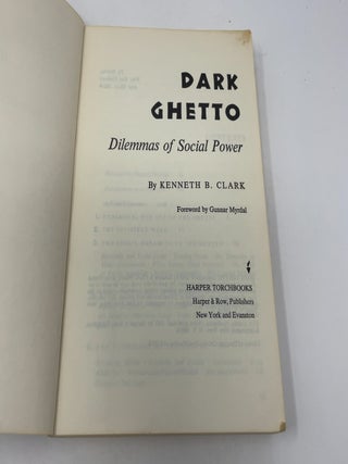 Dark Ghetto: Dilemmas of Social Power