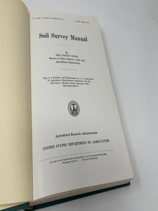 Soil Survey Manual: U.S. Dept. Agriculture Handbook No. 18