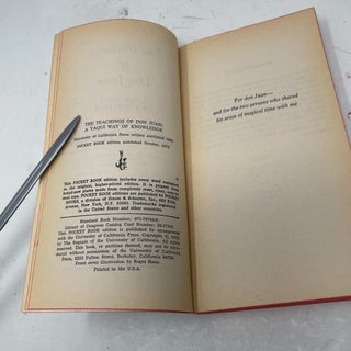 The Teachings of Don Juan: A Yaqui Way of Knowledge