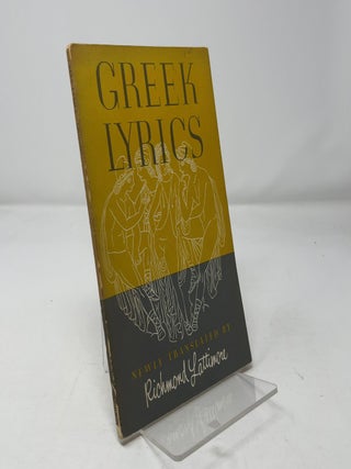 Item #459250 Greek Lyrics. Richmond Lattimore