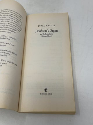 Jacobson's Organ: And the Remarkable Nature of Smell