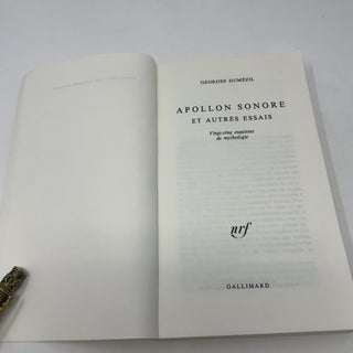 Apollon Sonore et Autres Essais