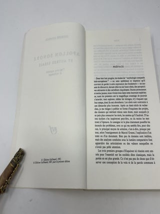 Apollon Sonore et Autres Essais