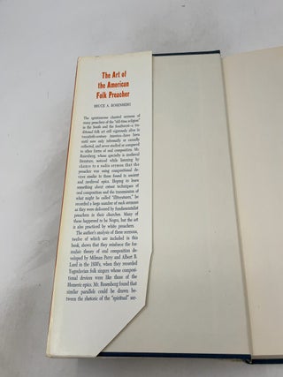 The Art of the American Folk Preacher
