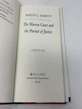 The Warren Court and the pursuit of justice