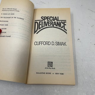 SPECIAL DELIVERANCE (Del Rey Books)