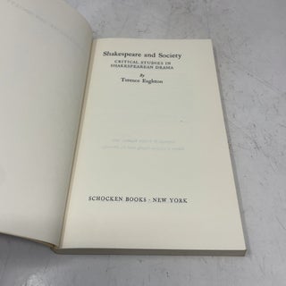 Shakespeare and Society