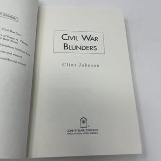 Civil War blunders