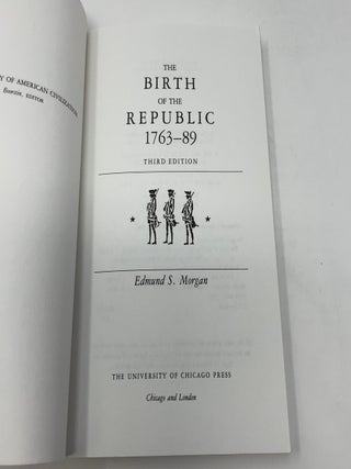 The birth of the Republic, 1763-89