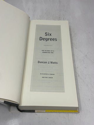 Six Degrees: The Science of a Connected Age
