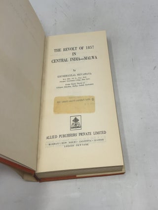 The Revolt Of 1857 In Central India-Malwa