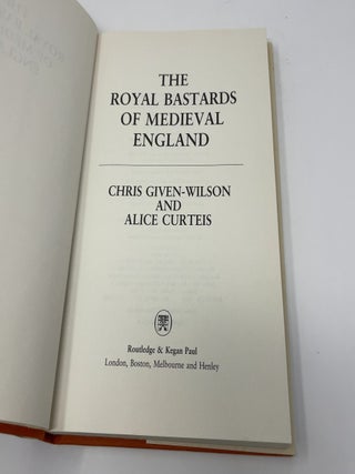 The royal bastards of medieval England