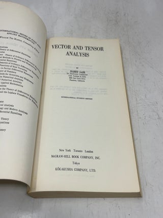Vector and Tensor Analysis