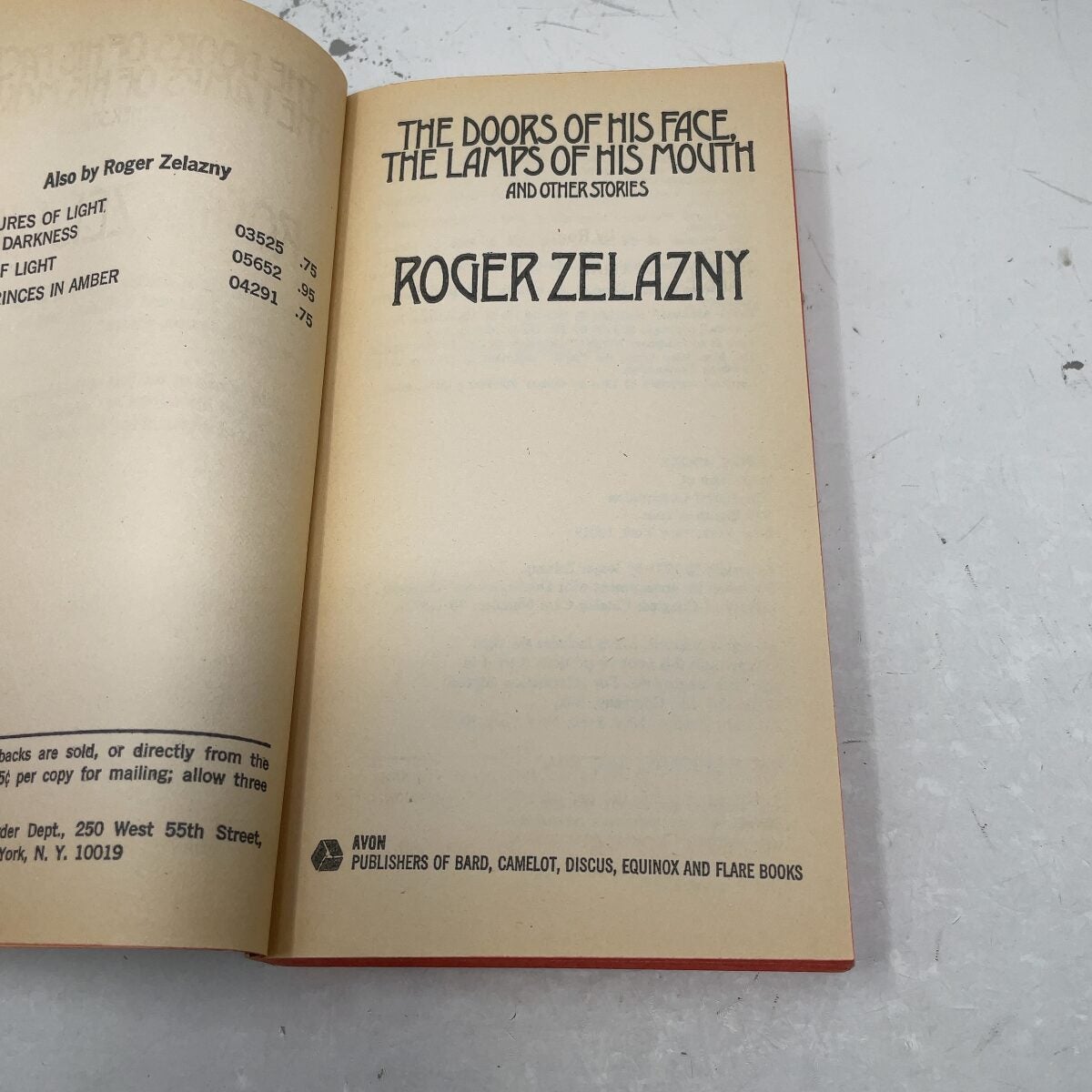 The Doors of His Face the Lamps of His Mouth | Roger Zelazny