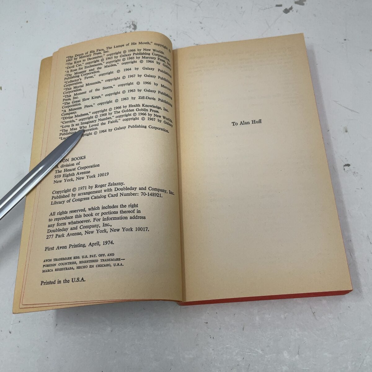 The Doors of His Face the Lamps of His Mouth | Roger Zelazny