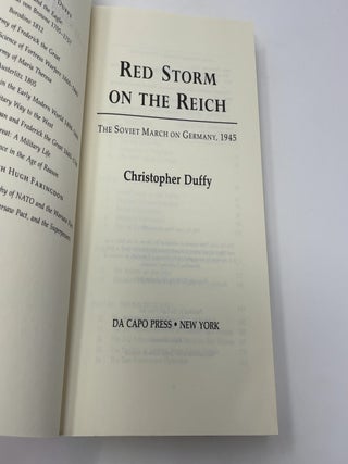 Red Storm on the Reich: The Soviet March on Germany, 1945