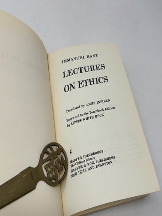 Lectures on Ethics